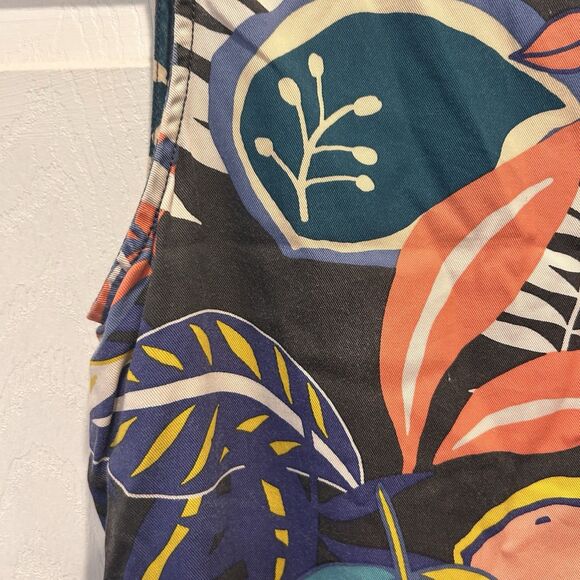 C&C California 100% Lyocell Tropical V-neck Sleeveless Tank Top Size Large - Picture 6 of 7